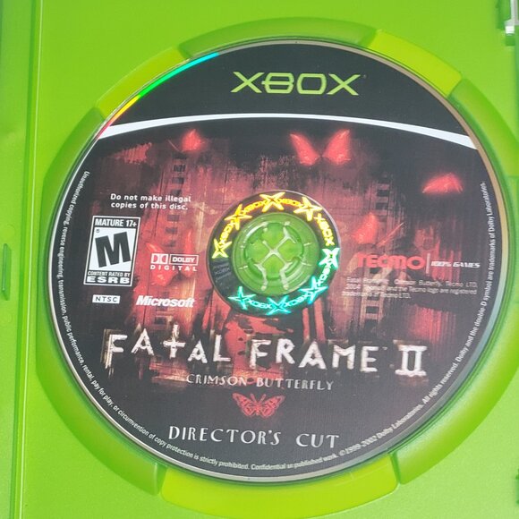 Fatal Frame II Crimson Butterfly xbox original og xbox - Picture 3 of 5